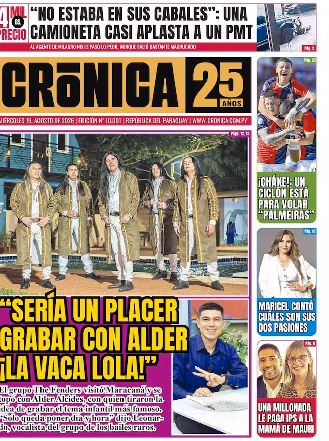 Tapa de Crónica