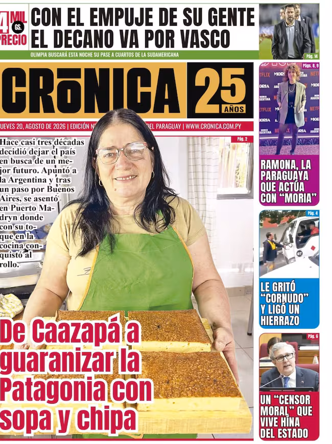 Tapa de Crónica