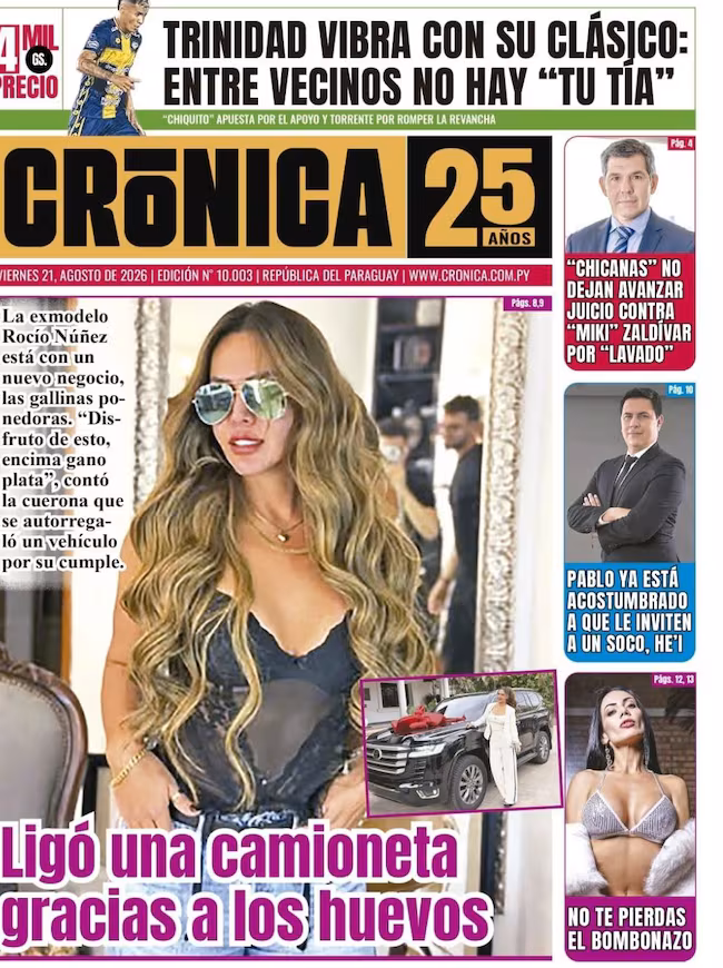 Tapa de Crónica
