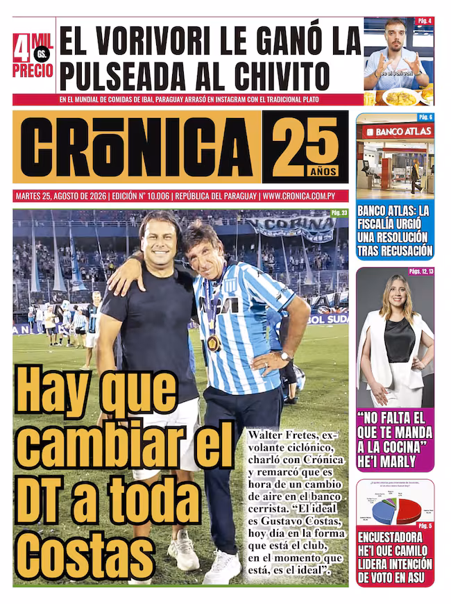 Tapa de Crónica