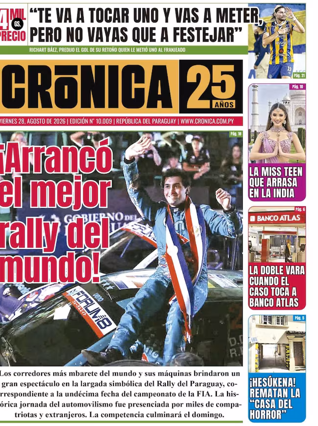 Tapa de Crónica