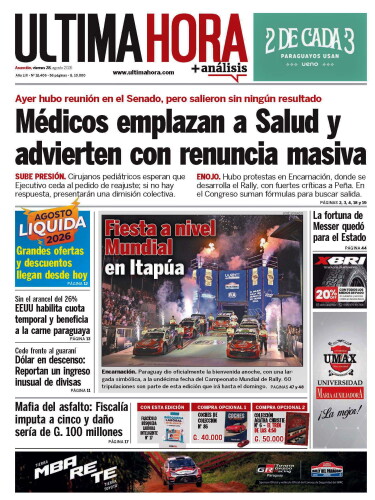 Tapa de Última Hora
